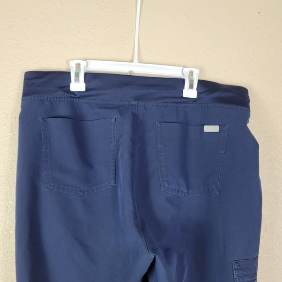 Figs Woman's Pants Jogger Scrub 4-Way Stretch Sz M Blue - Picture 3 of 9